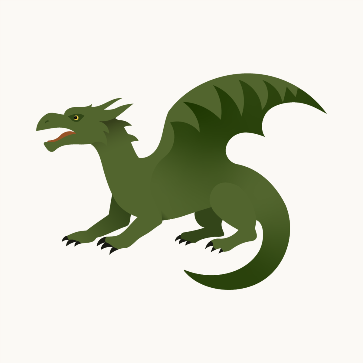 Wallsticker med dragen Nidhug fra Little Northlings