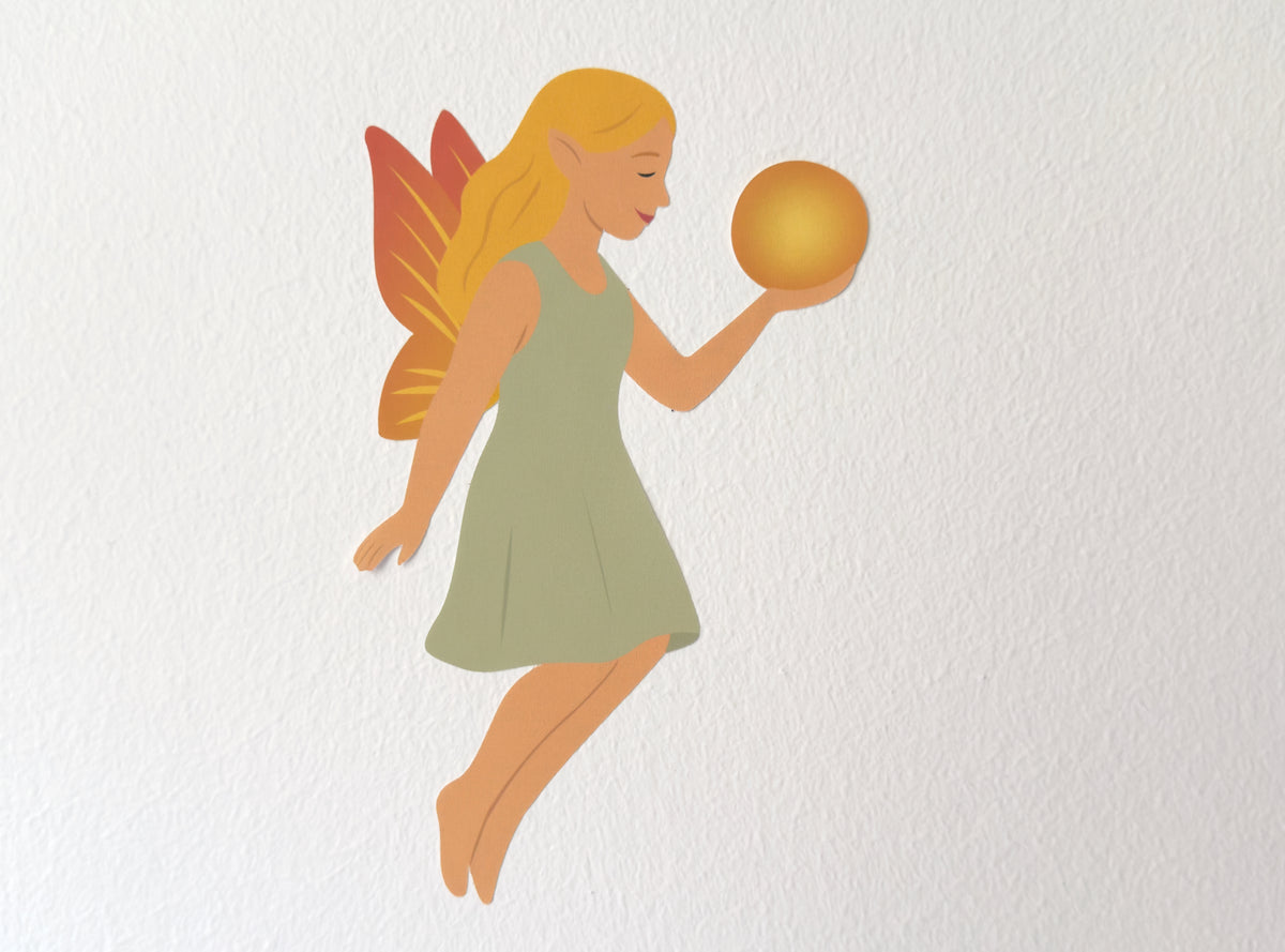 Wallsticker med solfe på væg